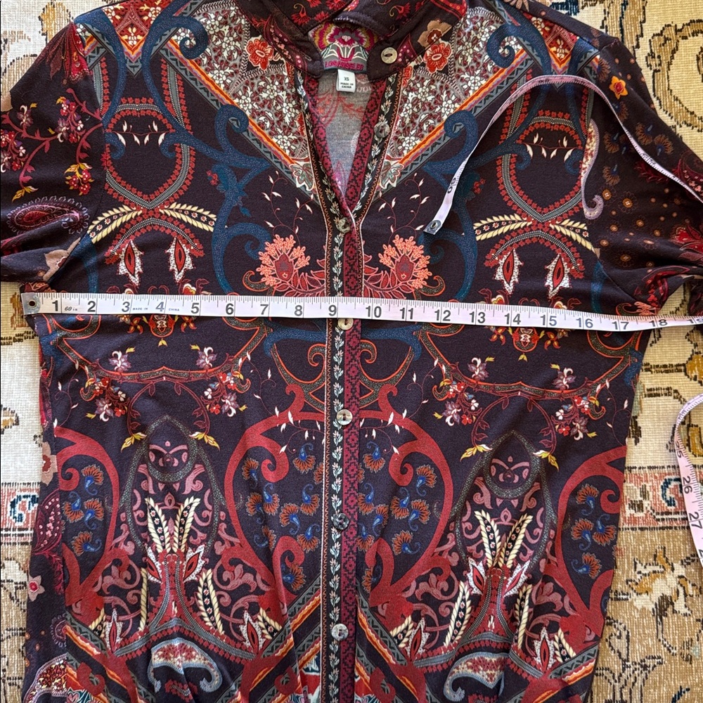 Johnny Was‎ Floral Embroidered Top - Picture 6 of 7